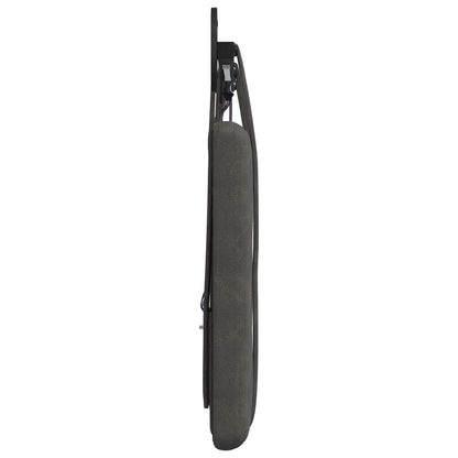 Hangend hoofdbord Met LED-verlichting Zwart Antiek PU