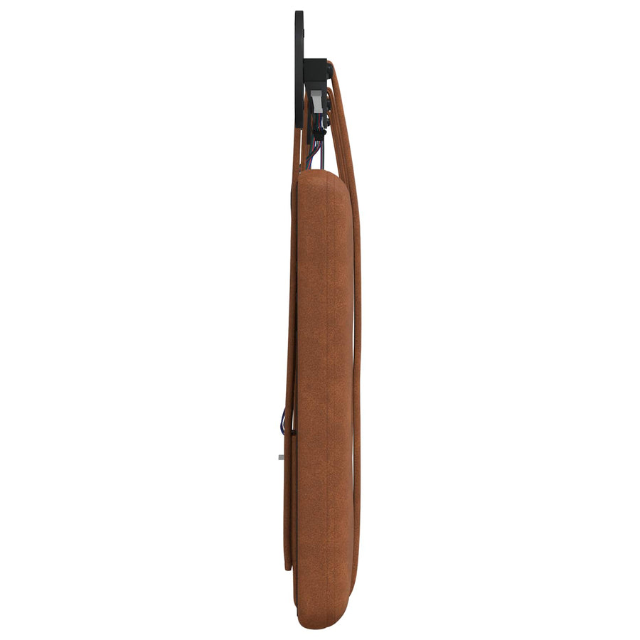 Hangend hoofdbord Met LED-verlichting Bruin Antiek PU