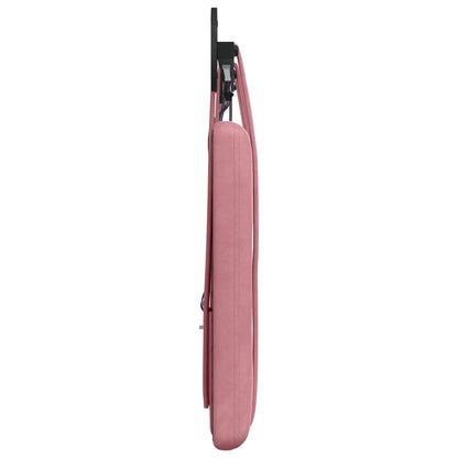 Hangend hoofdbord Met LED-verlichting Roze Fluweel