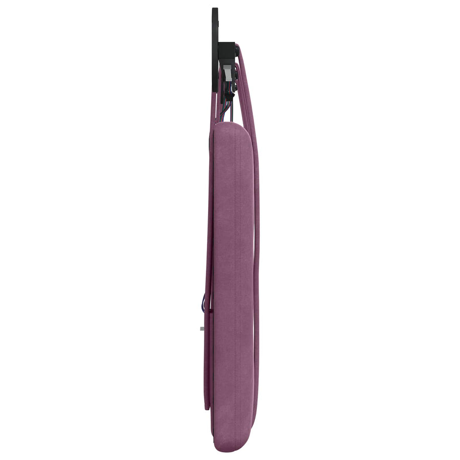 Hangend hoofdbord Met LED-verlichting Paars Fluweel