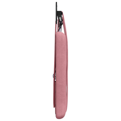 Hangend hoofdbord Met LED-verlichting Roze Fluweel