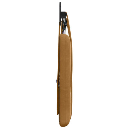 Hangend hoofdbord Met LED-verlichting Bruin Fluweel