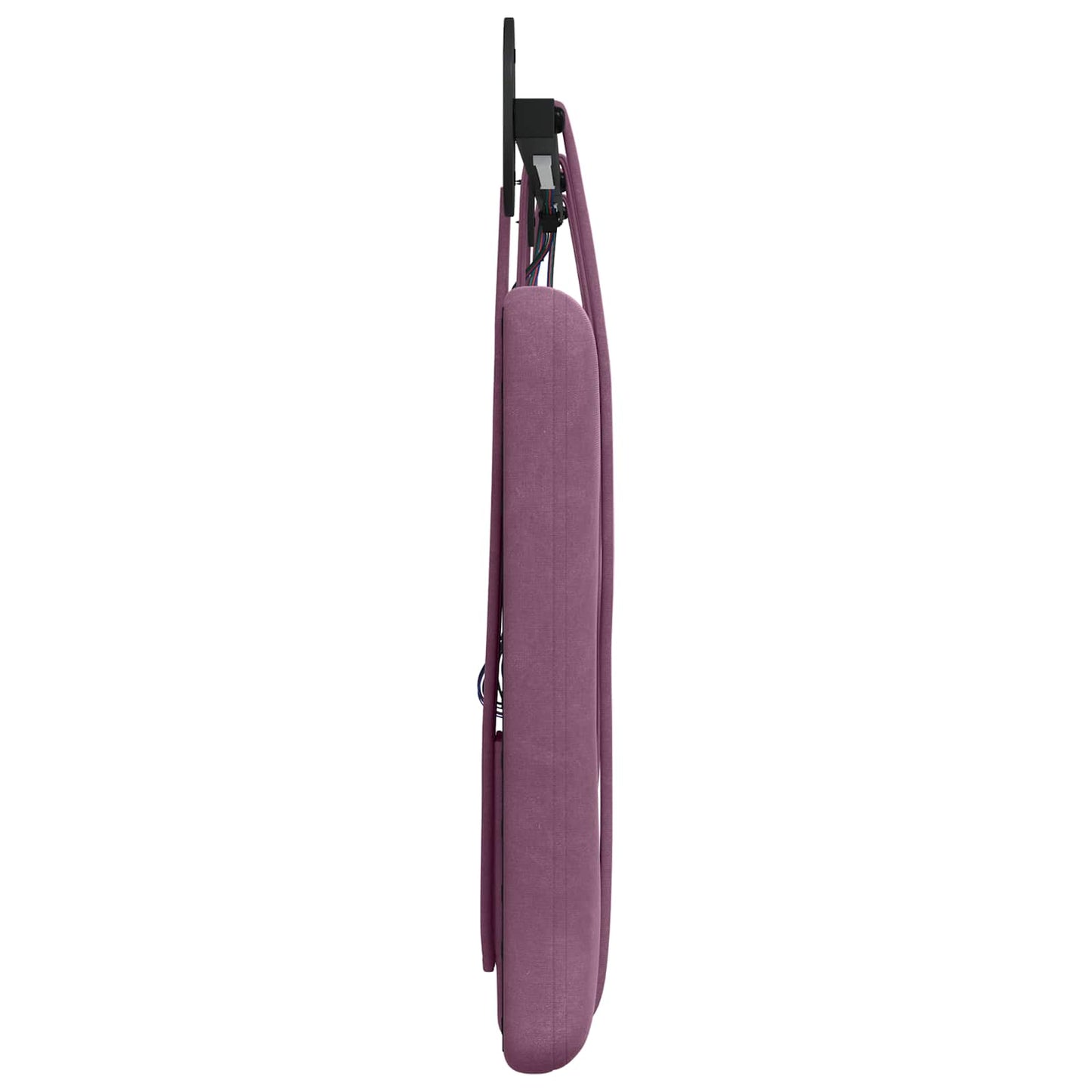 Hangend hoofdbord Met LED-verlichting Paars Fluweel