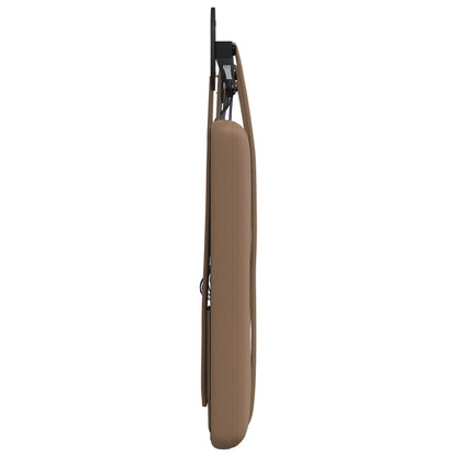 Hangend hoofdbord Met LED-verlichting Cappuccino Kunstleer