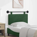 Hangend hoofdbord Met LED-verlichting Jungle Groen Katoen Stof