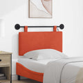 Hangend hoofdbord Met LED-verlichting Rood-oranje Katoen Stof