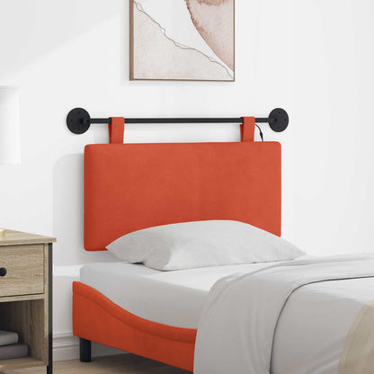 Hangend hoofdbord Met LED-verlichting Rood-oranje Katoen Stof