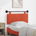 Hangend hoofdbord Met LED-verlichting Rood-oranje Katoen Stof