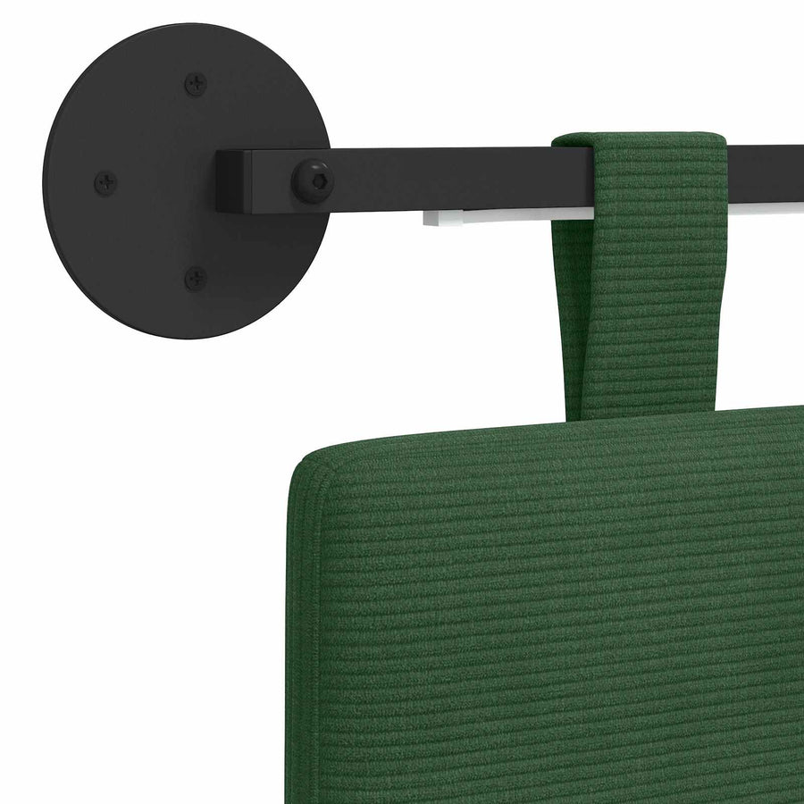 Hangend hoofdbord Met LED-verlichting Jungle Groen Katoen Stof