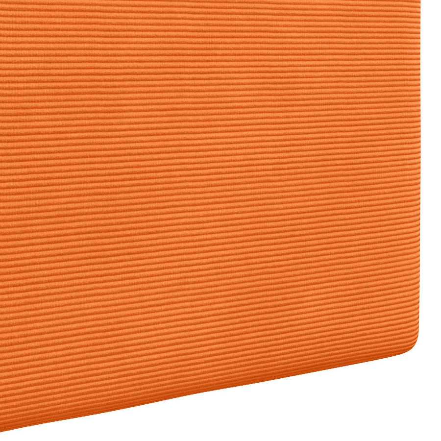 Hangend hoofdbord Met LED-verlichting Oranje Katoen Stof