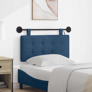 Hoofdbord 100x55x5 cm stof blauw met LED