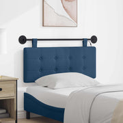 Hoofdbord 110x55x5 cm blauw stof met LED