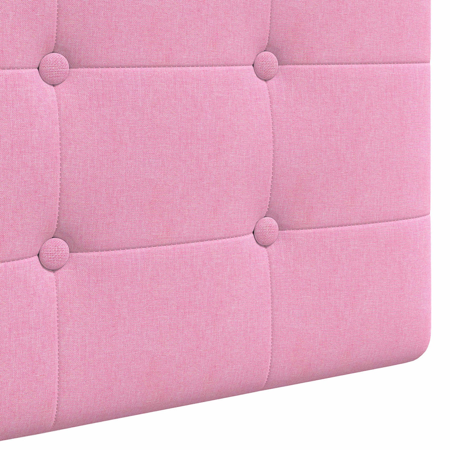 Hangend hoofdbord Met LED-verlichting Roze Stof