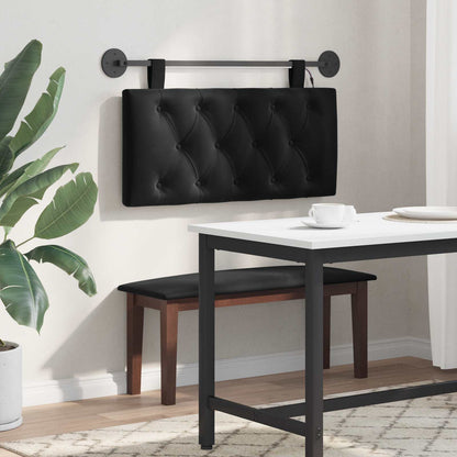 Hangend hoofdbord Met LED-verlichting Zwart Fluweel