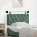 Hangend hoofdbord Met LED-verlichting Zeegroen Fluweel
