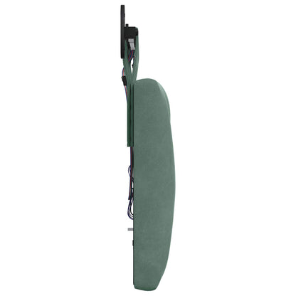 Hangend hoofdbord Met LED-verlichting Zeegroen Fluweel