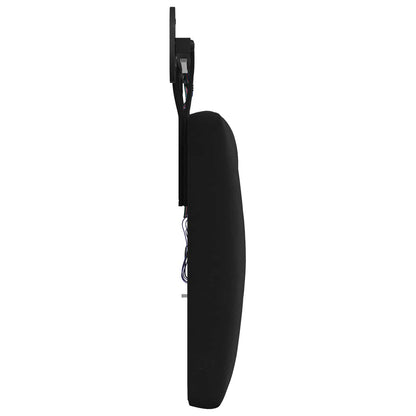 Hangend hoofdbord Met LED-verlichting Zwart Fluweel