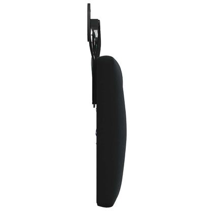 Hangend hoofdbord Met LED-verlichting Zwart Fluweel