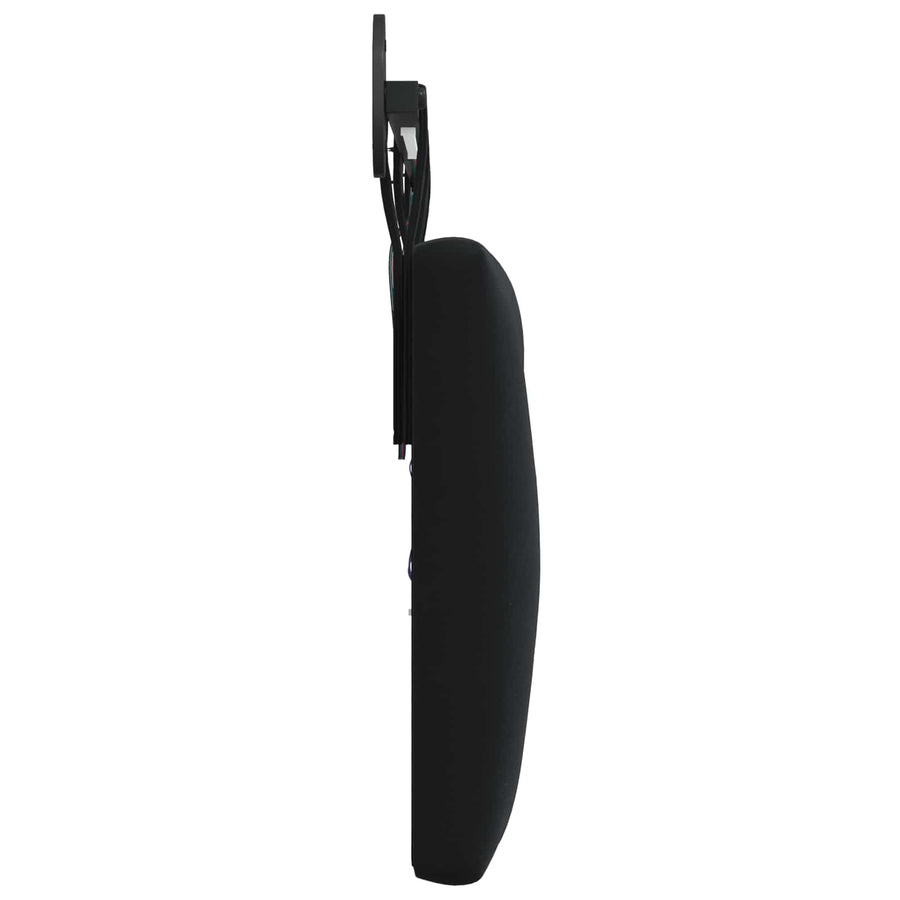 Hangend hoofdbord Met LED-verlichting Zwart Fluweel