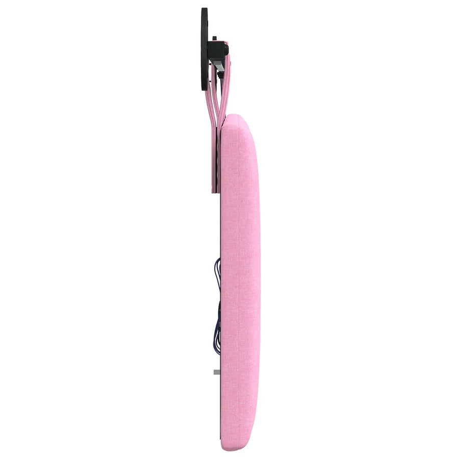 Hangend hoofdbord Met LED-verlichting Roze Stof