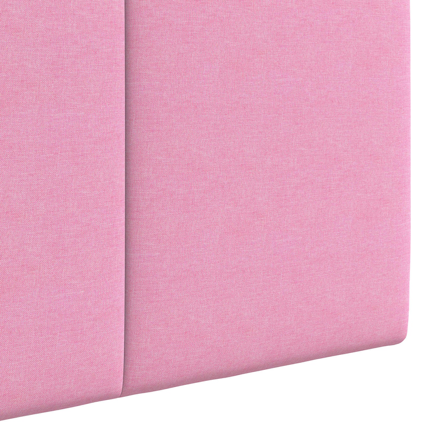Hangend hoofdbord Met LED-verlichting Roze Stof