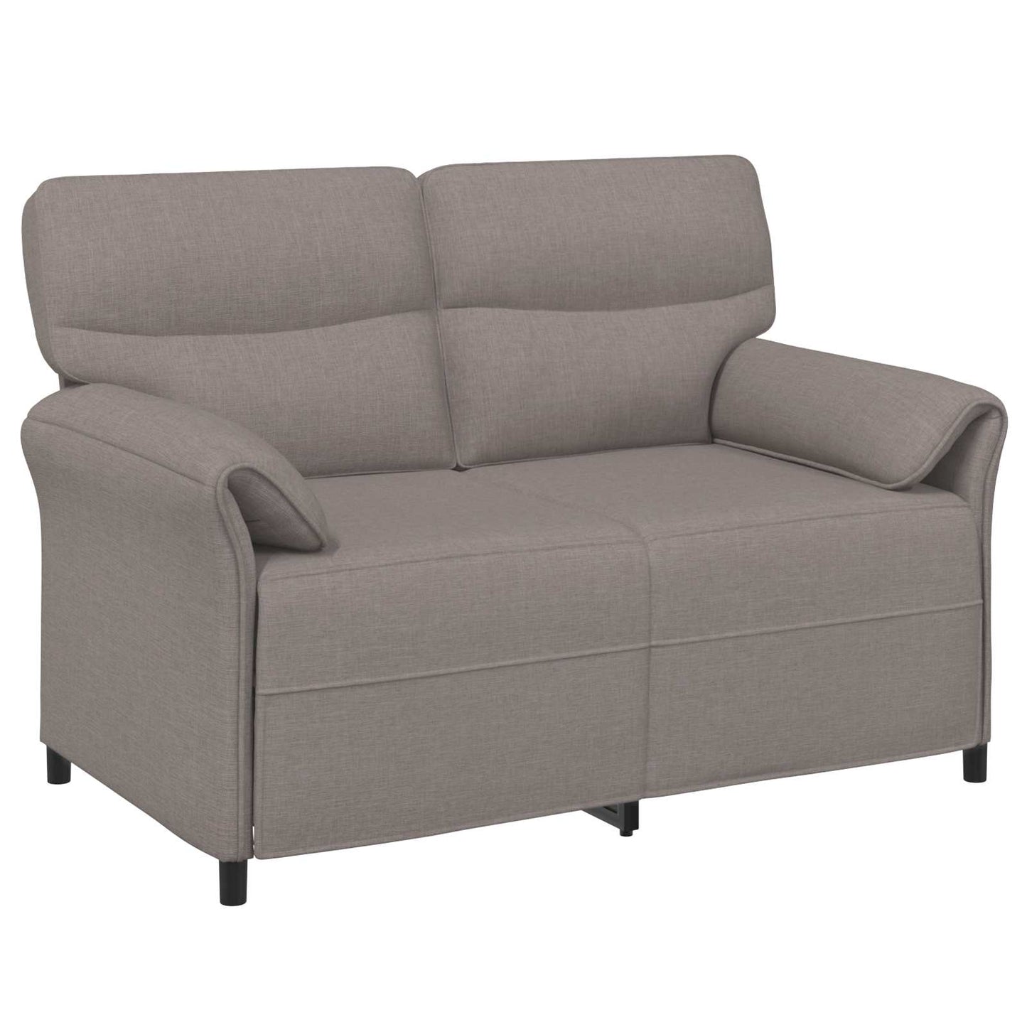 Bankstel 2 st Taupe Stof