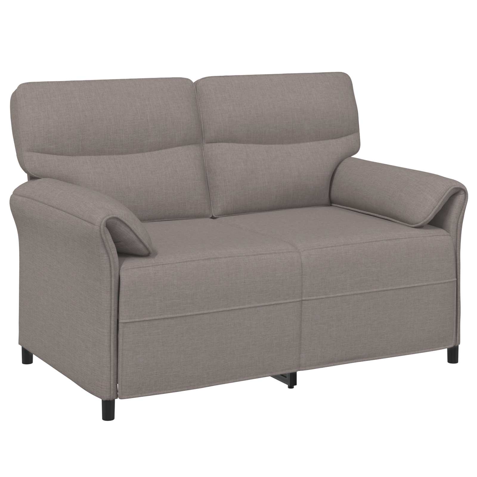 Bankstel 2 st Taupe Stof