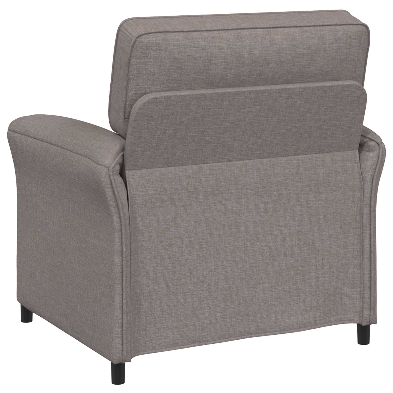 Bankstel 2 st Taupe Stof