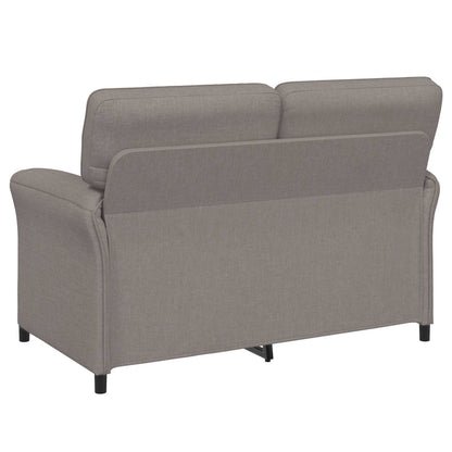 Bankstel 2 st Taupe Stof