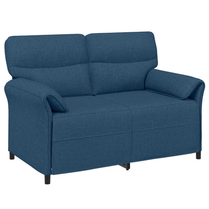 Bankstel 2 st Blauw Stof