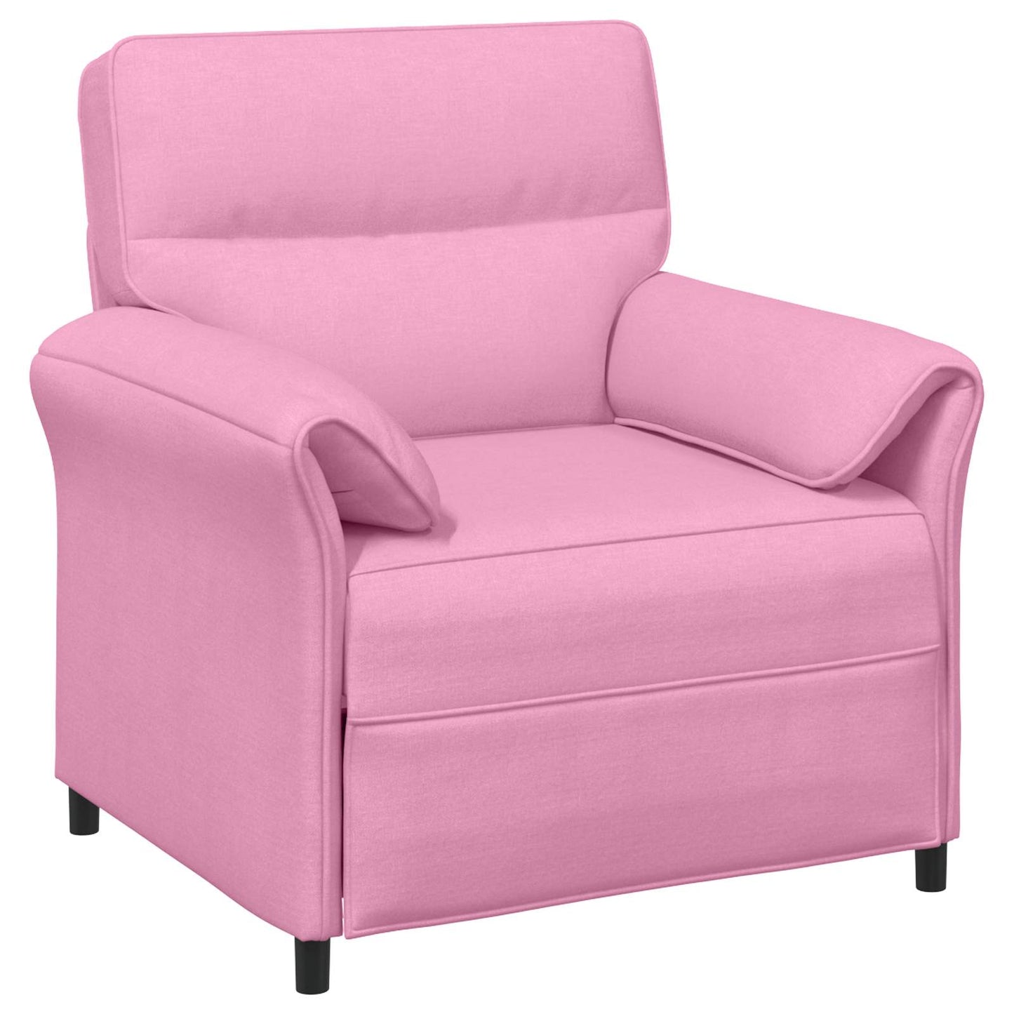 Bankstel 2 st Roze Stof