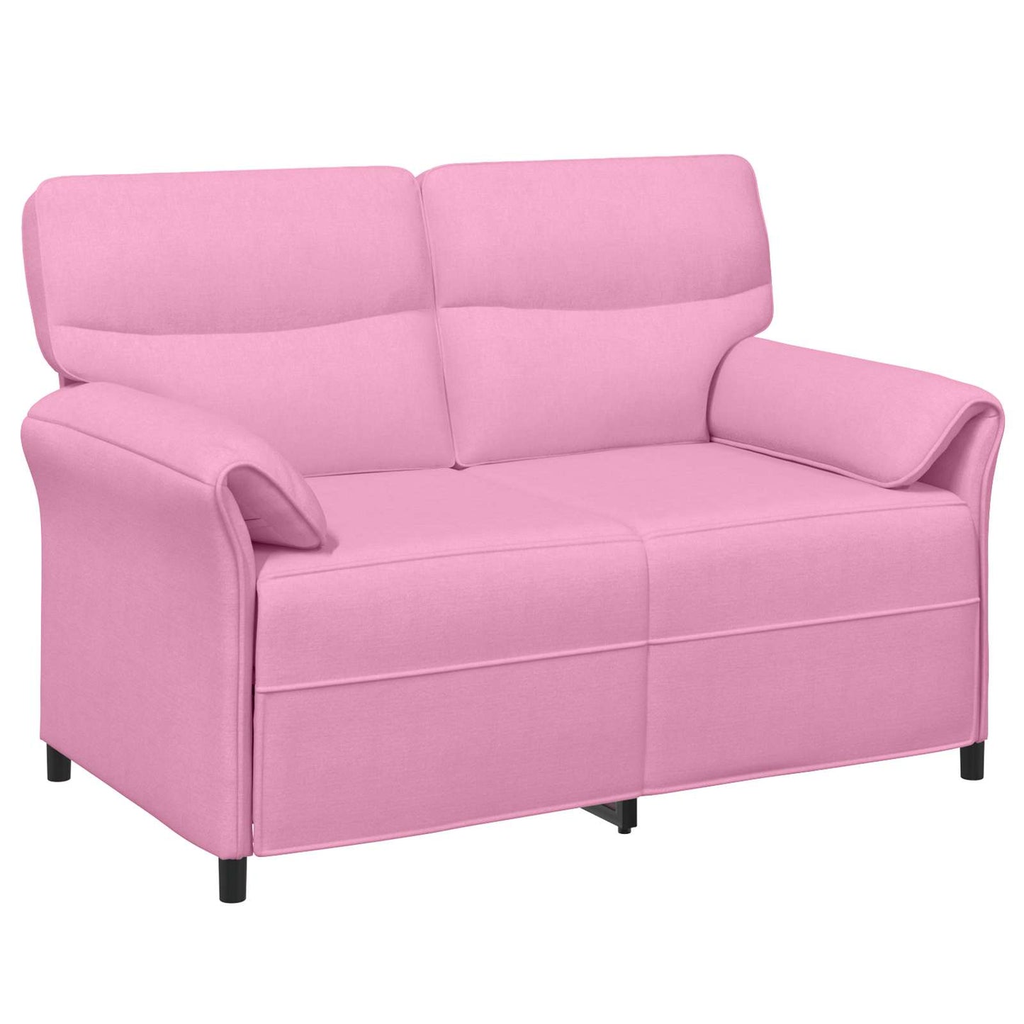 Bankstel 2 st Roze Stof