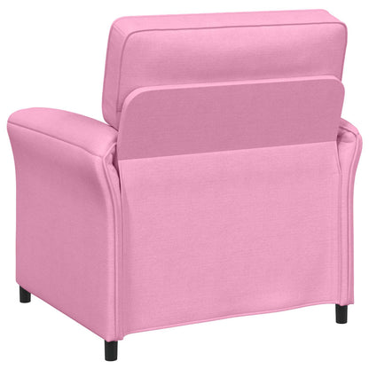 Bankstel 2 st Roze Stof