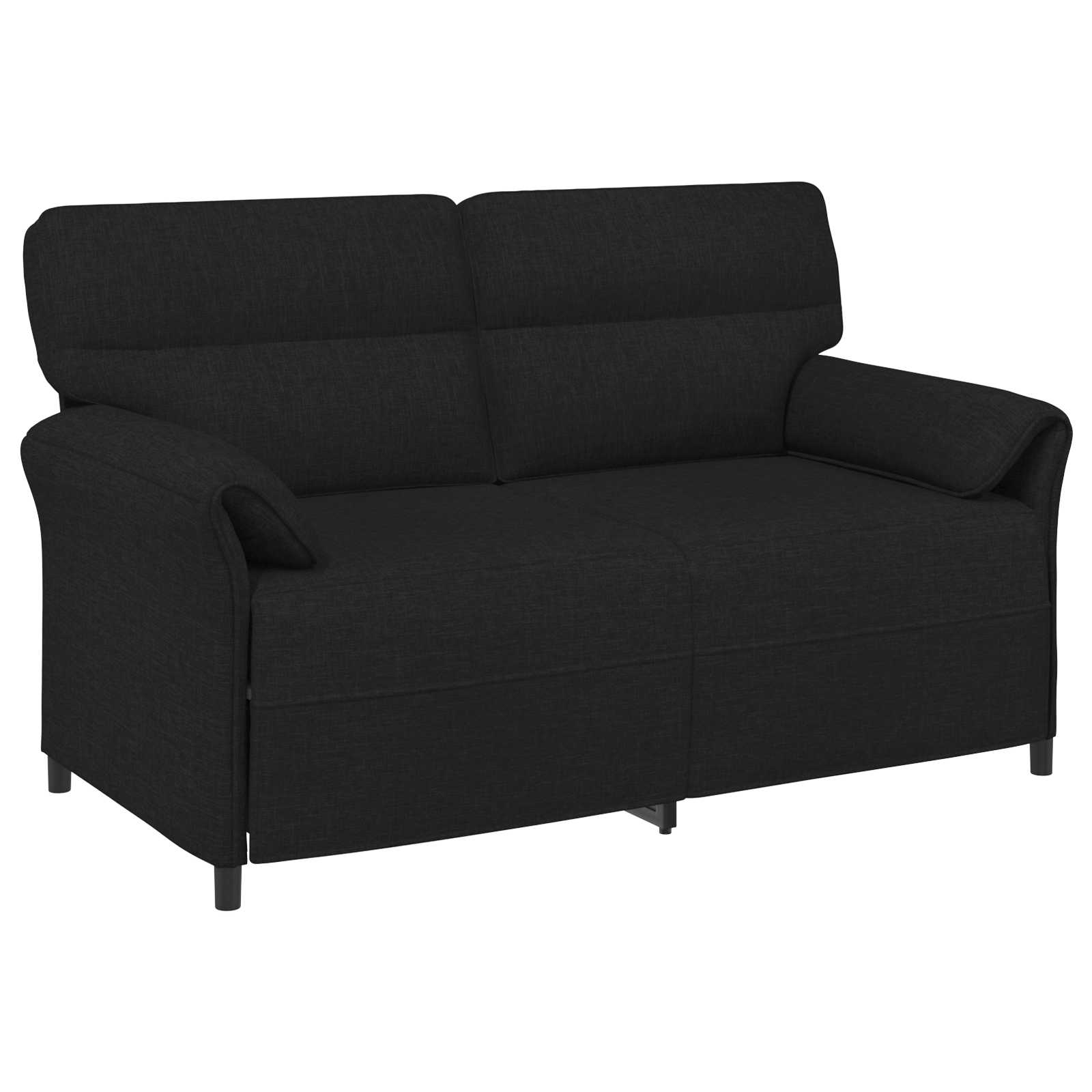 Bankstel 2 st Zwart Stof