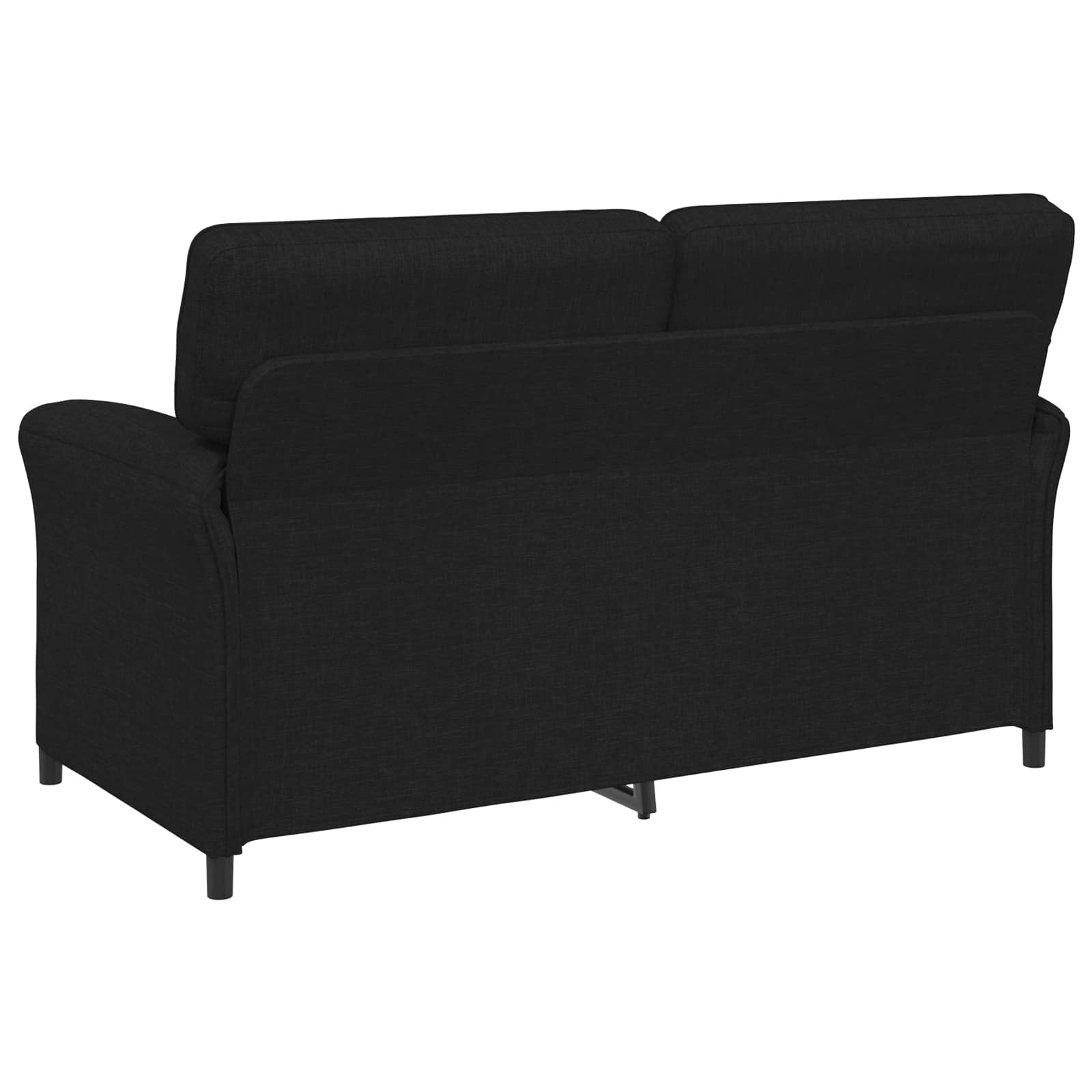 Bankstel 2 st Zwart Stof