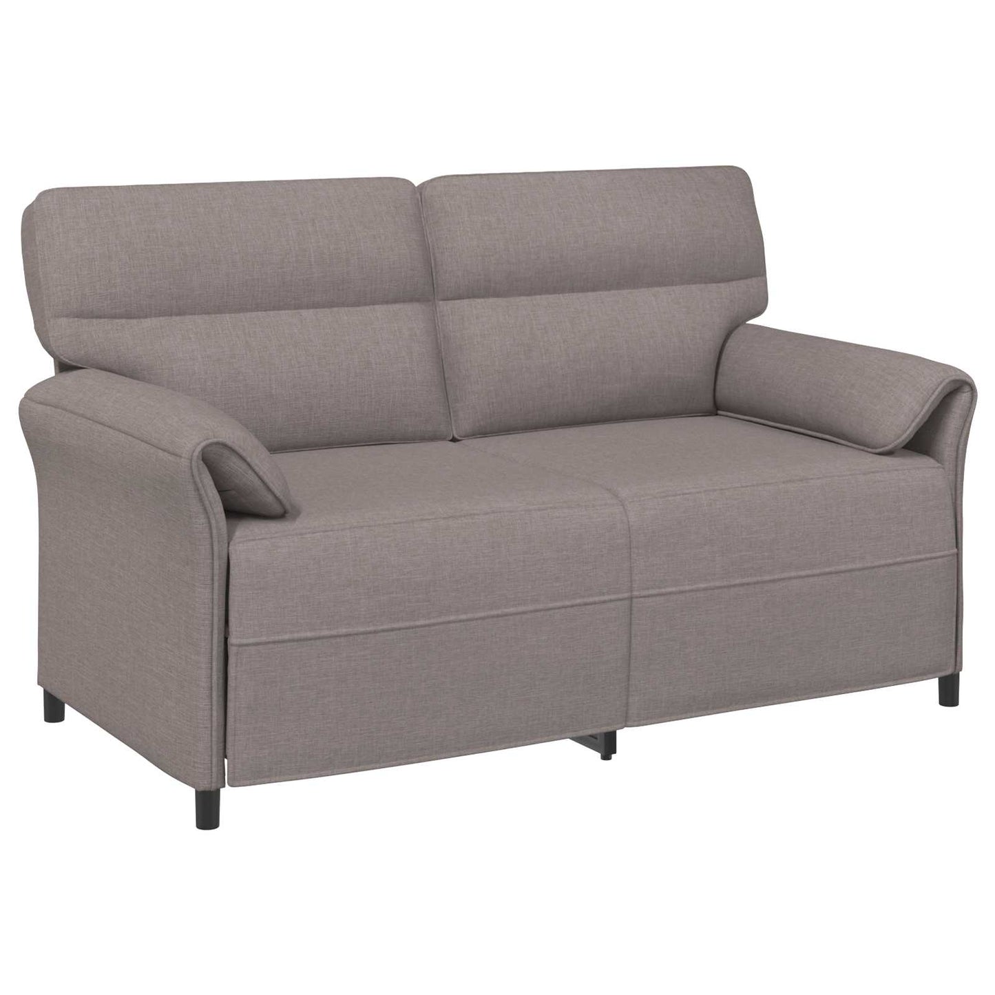 Bankstel 2 st Taupe Stof