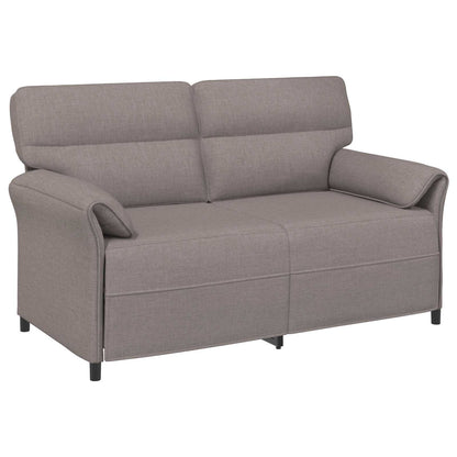 Bankstel 2 st Taupe Stof