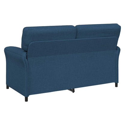 Bankstel 2 st Blauw Stof