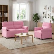 Bankstel 2 st roze polyester