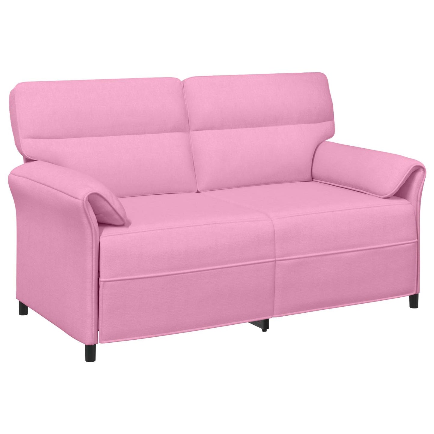 Bankstel 2 st Roze Stof