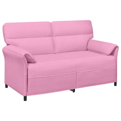 Bankstel 2 st Roze Stof