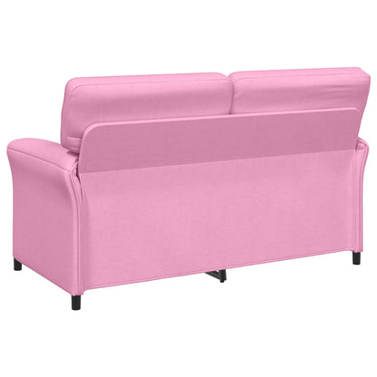 Bankstel 2 st Roze Stof