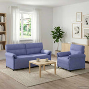 Bankstel jeans blauw 2-zits en fauteuil