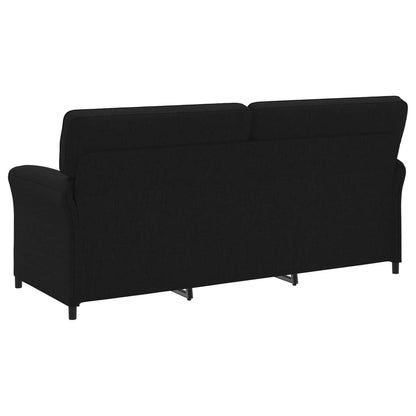 Bankstel 2 st Zwart Stof