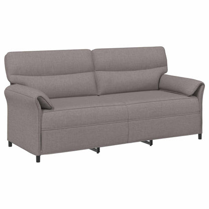 Bankstel 2 st Taupe Stof