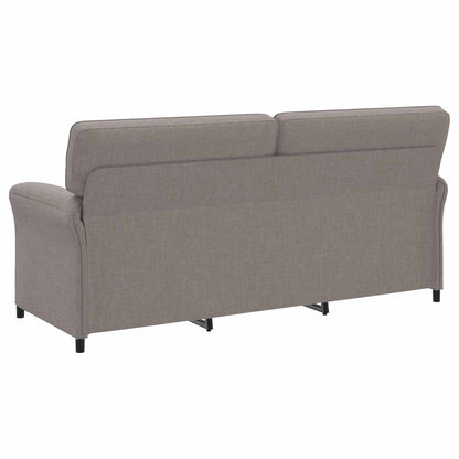 Bankstel 2 st Taupe Stof