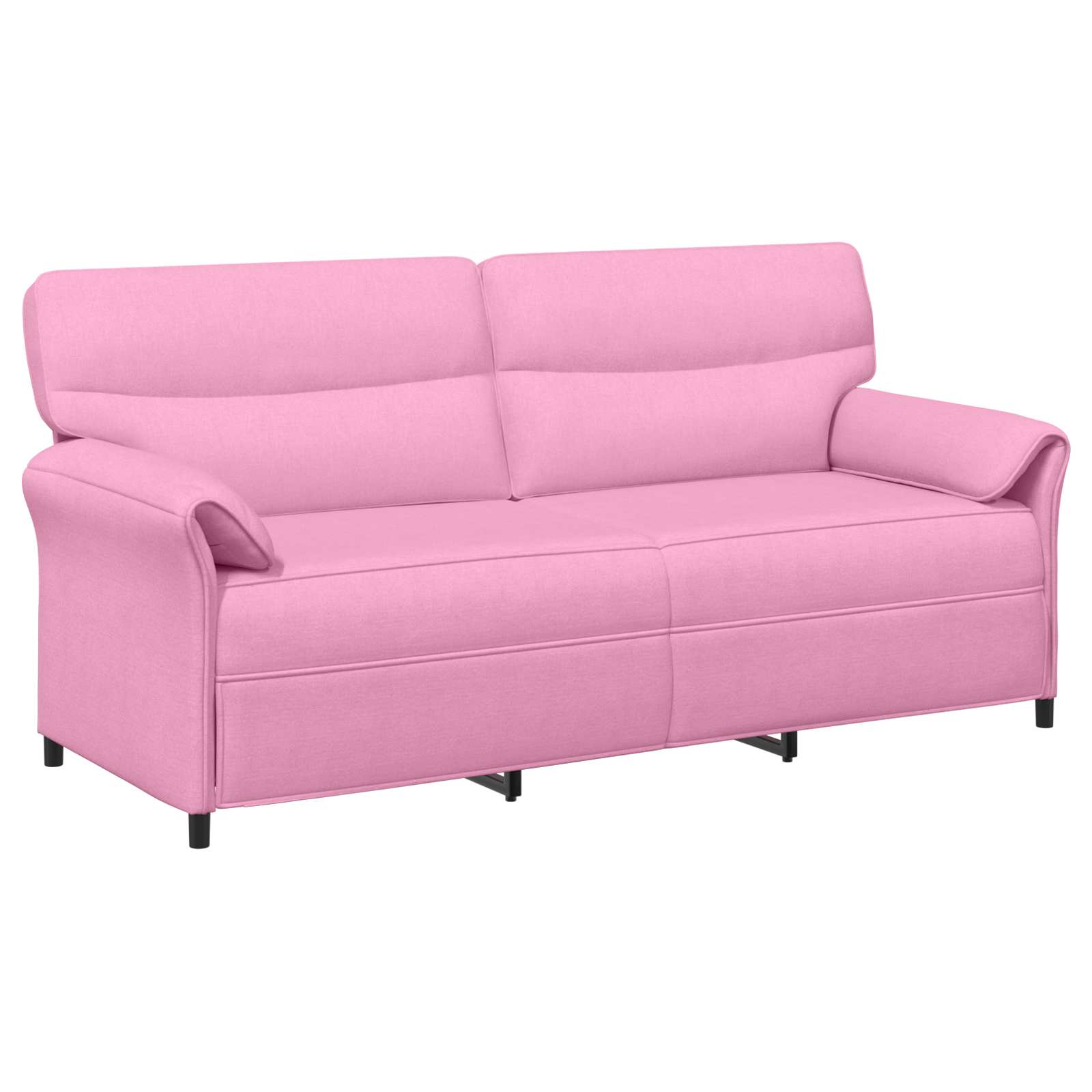 Bankstel 2 st Roze Stof