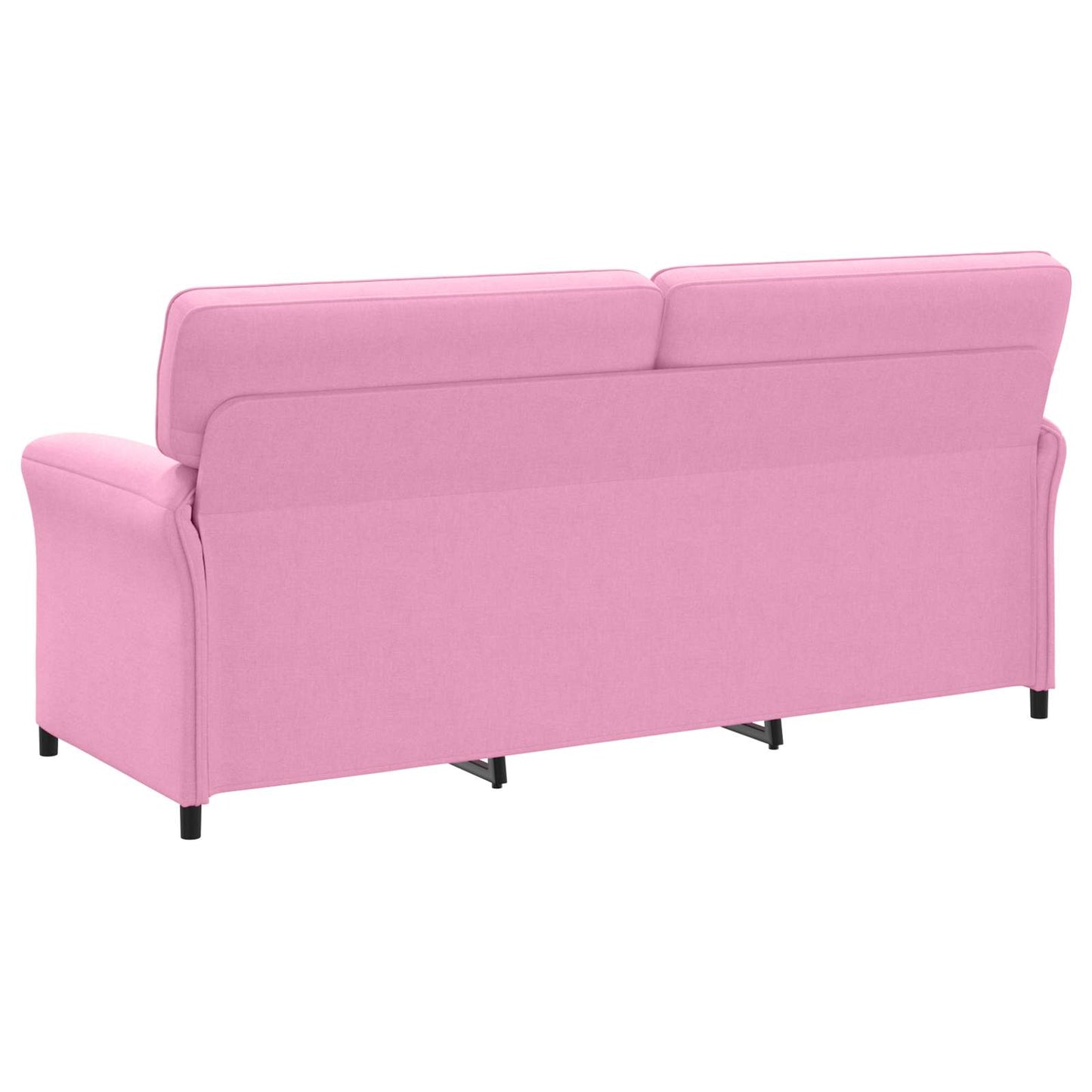 Bankstel 2 st Roze Stof