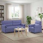 Bankstel 2 st Jeans Blauw Stof