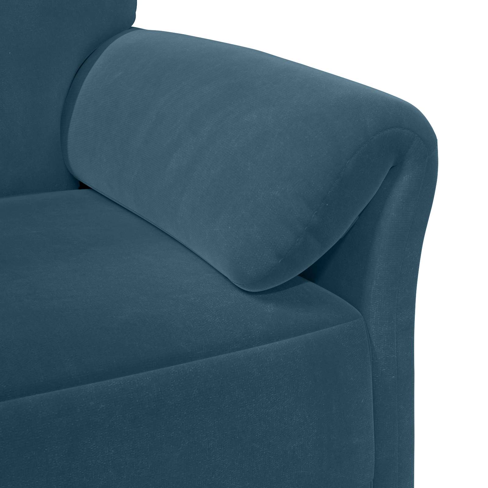 Bankstel 2 st Blauw Fluweel